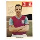 Signed picture of Vic Keeble the West Ham United Footballer